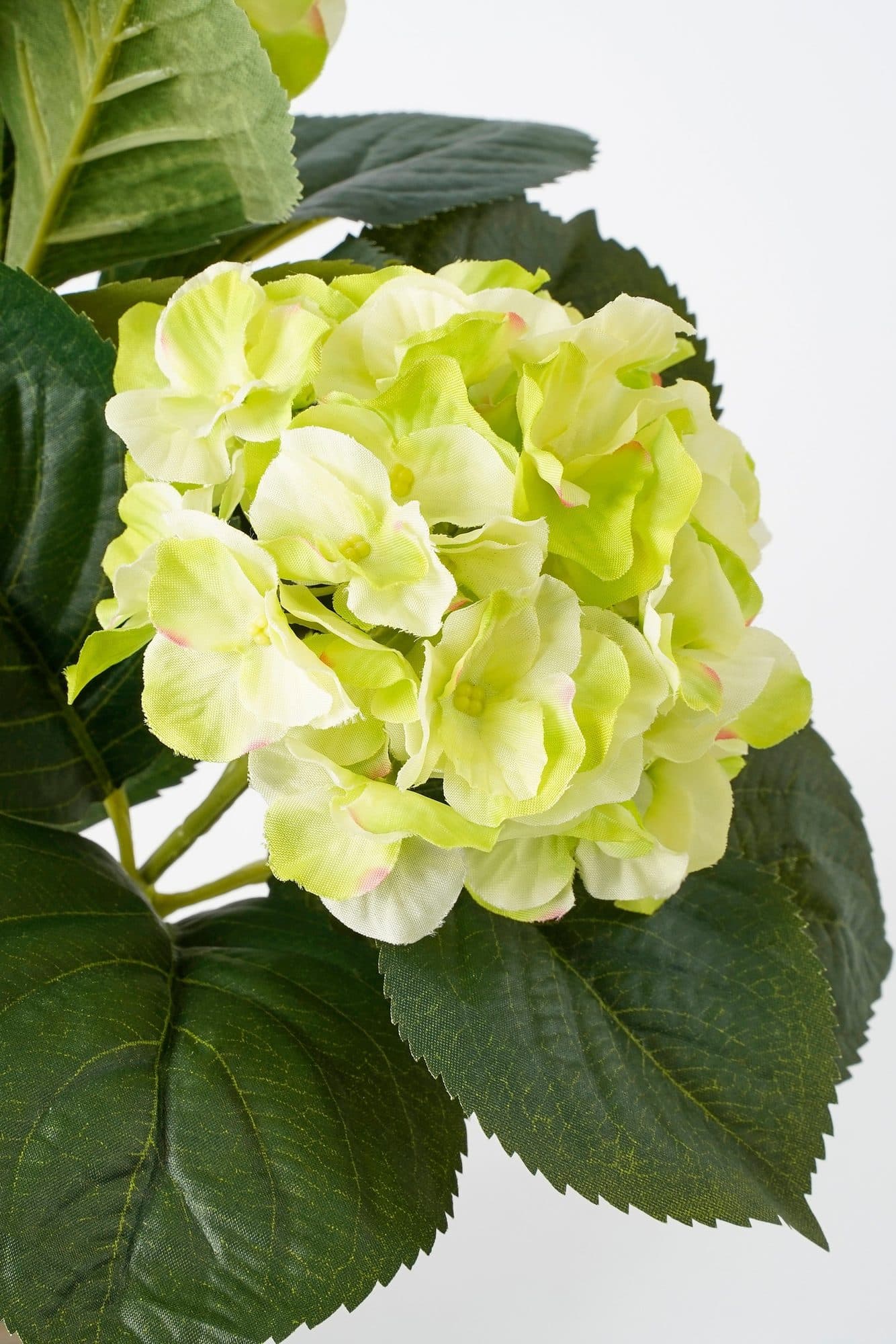 Kunstplant Mica Hortensia in pot groen Ø35 40cm 2