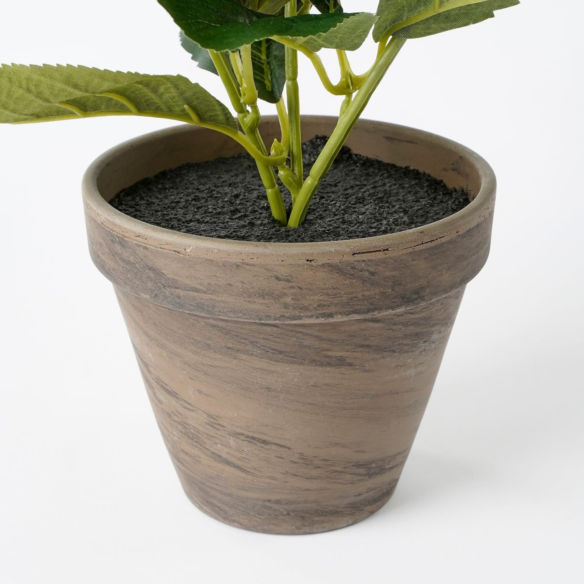 Kunstplant Mica Hortensia in pot groen Ø35 40cm 3