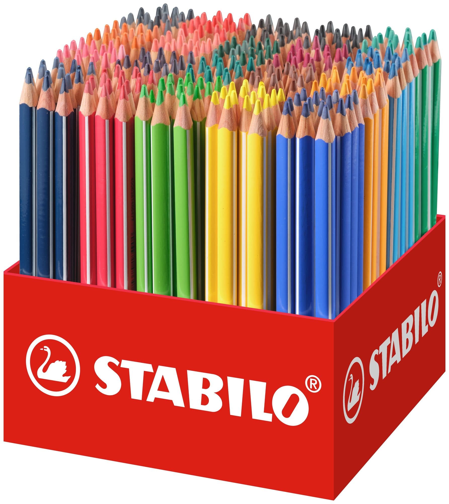 Kleurpotloden STABILO 203 Trio dik assorti classpack à 300 stuks 2