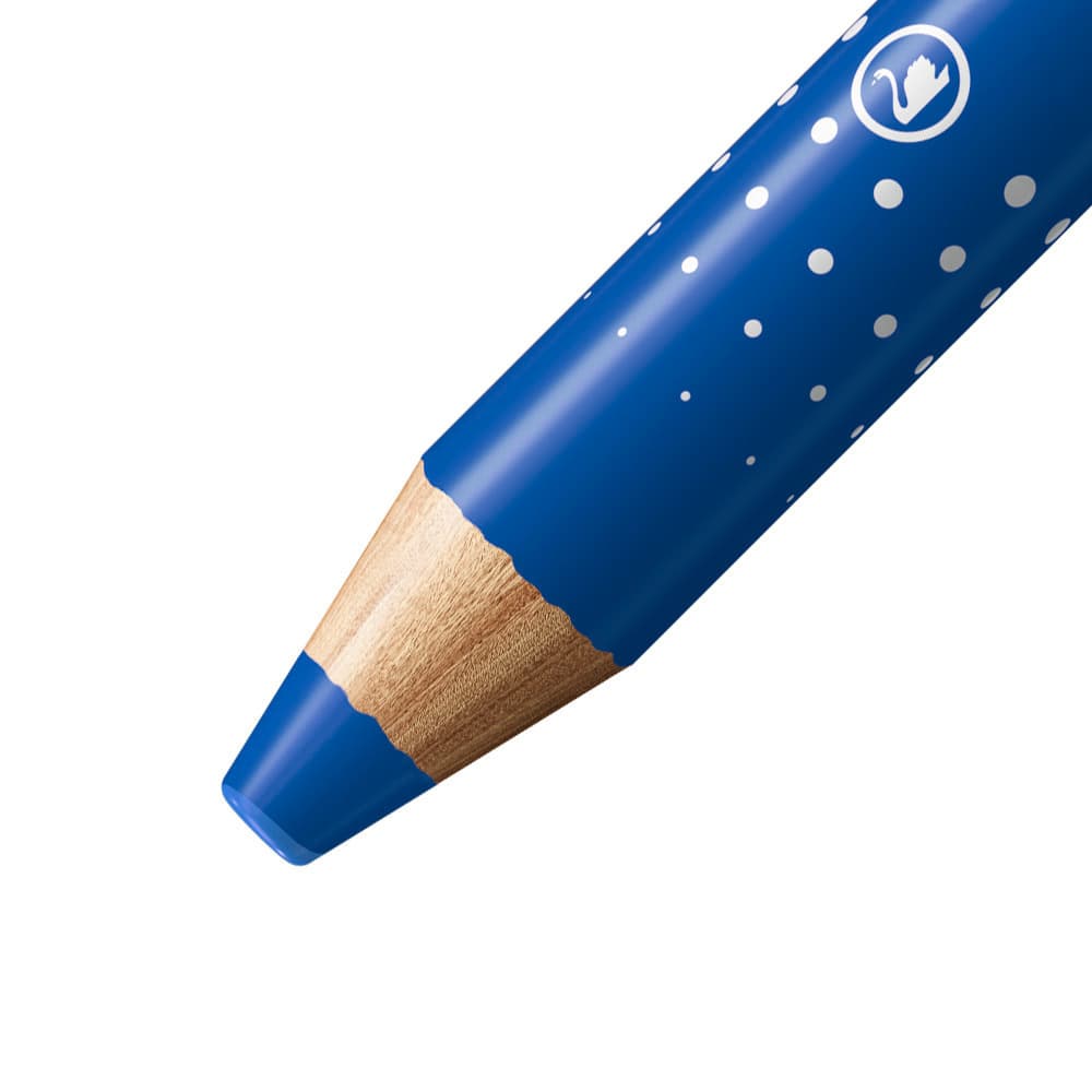 Whiteboardpotlood STABILO MARKdry incl 2 slijpers blauw classpack 30st 3