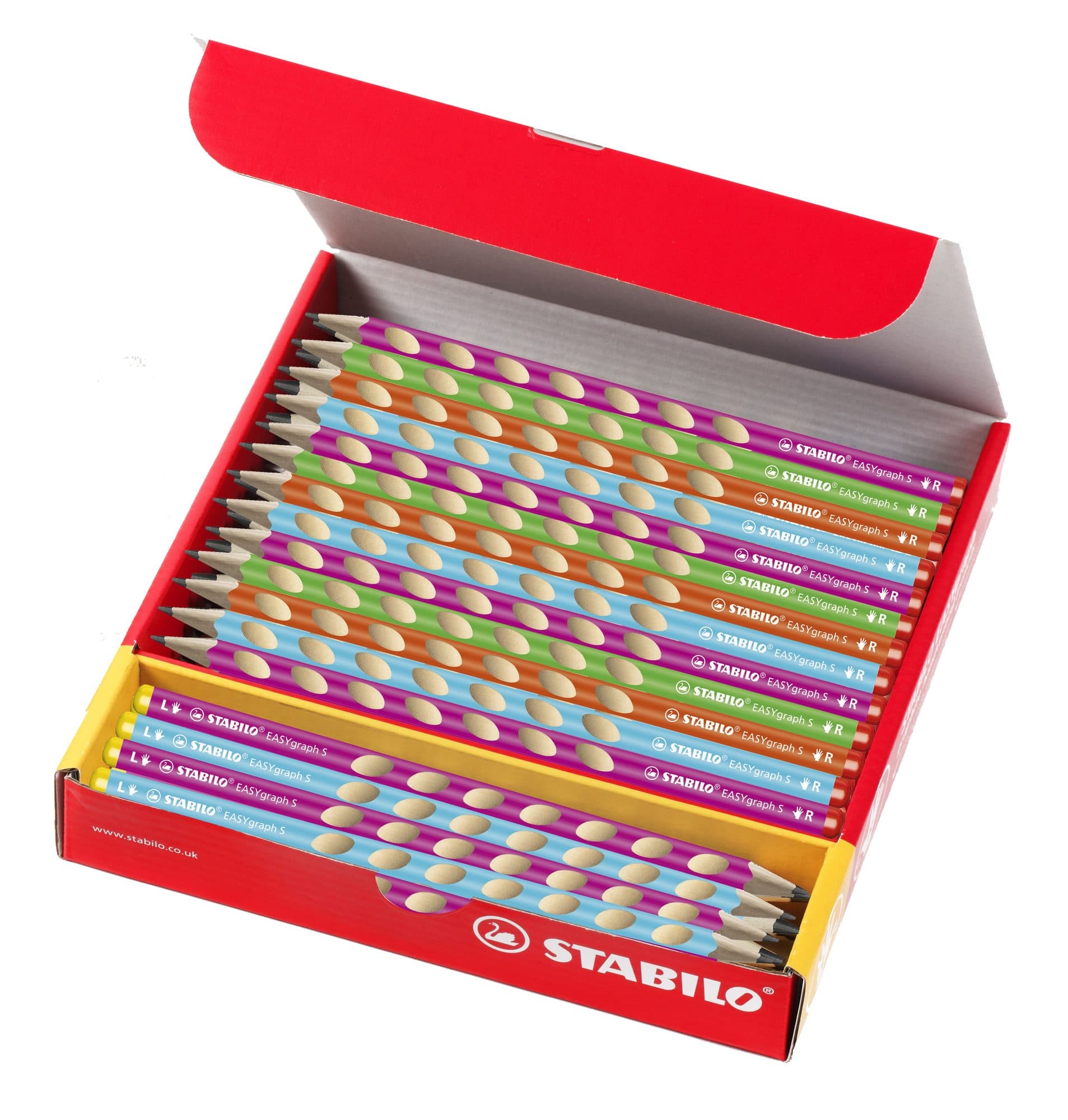 Potlood STABILO Easygraph S assorti 325 HB classpack à 48 stuks 2
