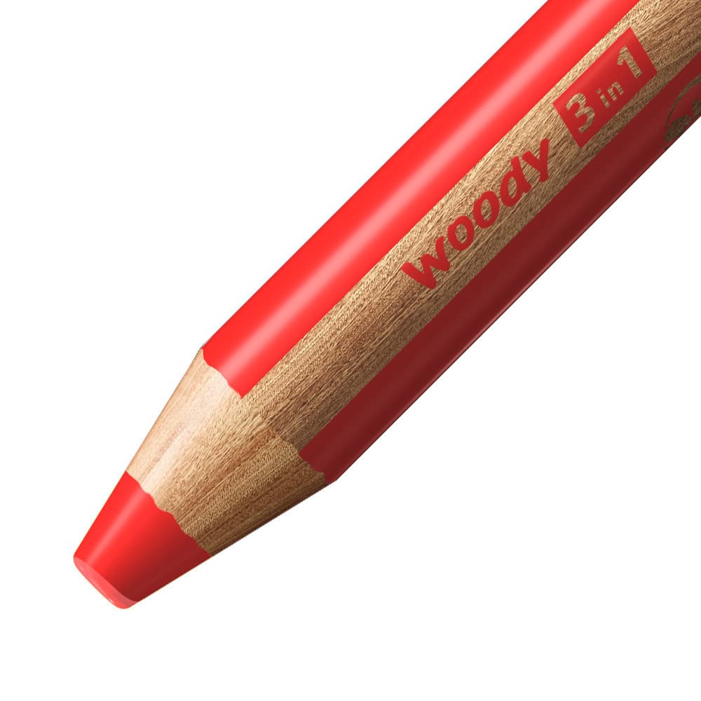 Kleurpotloden STABILO 882 woody 3 in 1 incl 2 slijpers classpack 48st 3