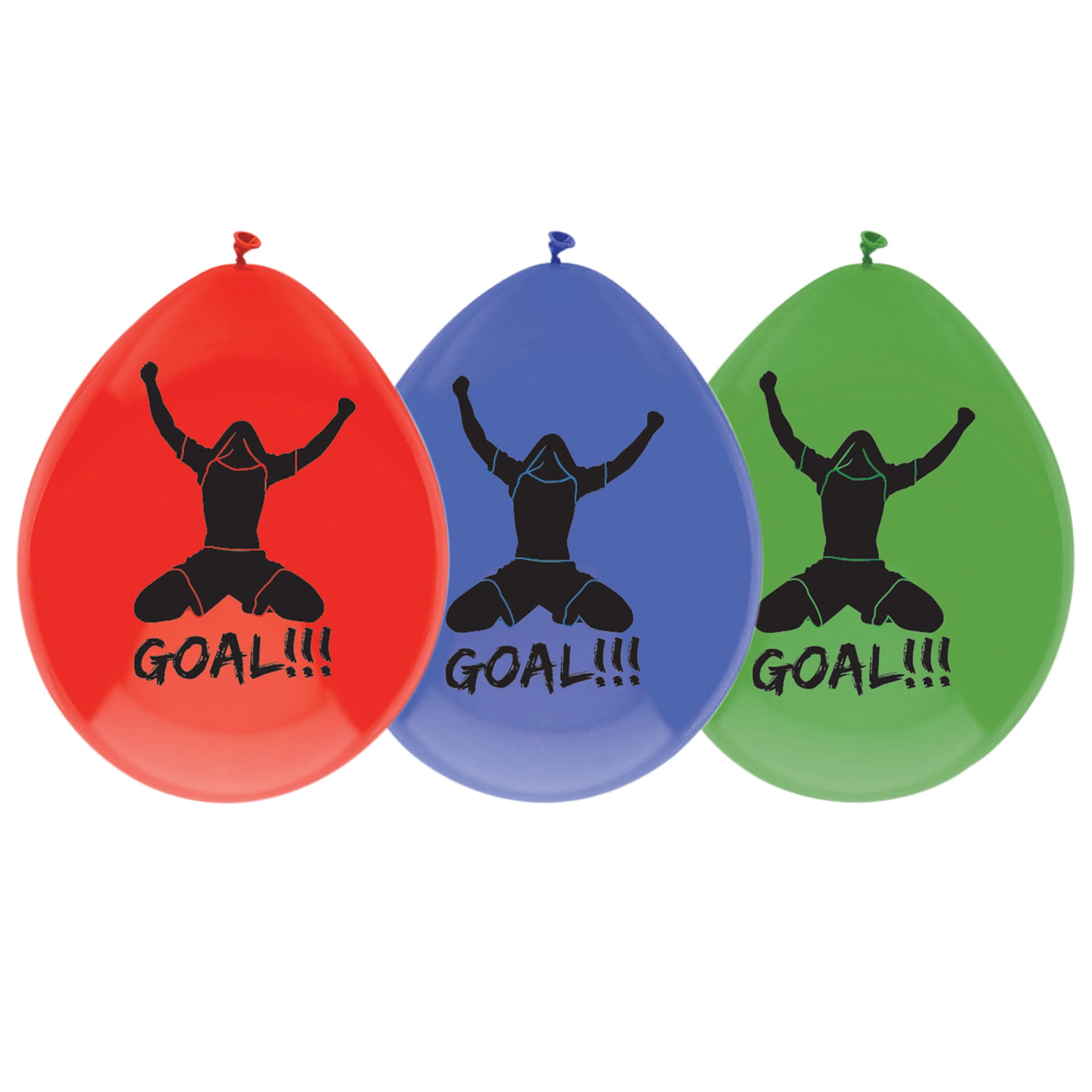 Ballon Haza goal! Ø30cm assorti 6 stuks