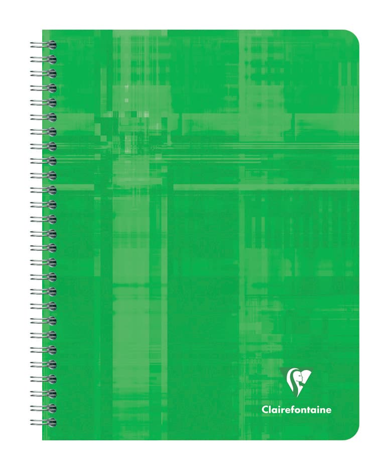 Schrift Clairefontaine 170x220 mm séyès 90 pagina's 90 gram assorti 4