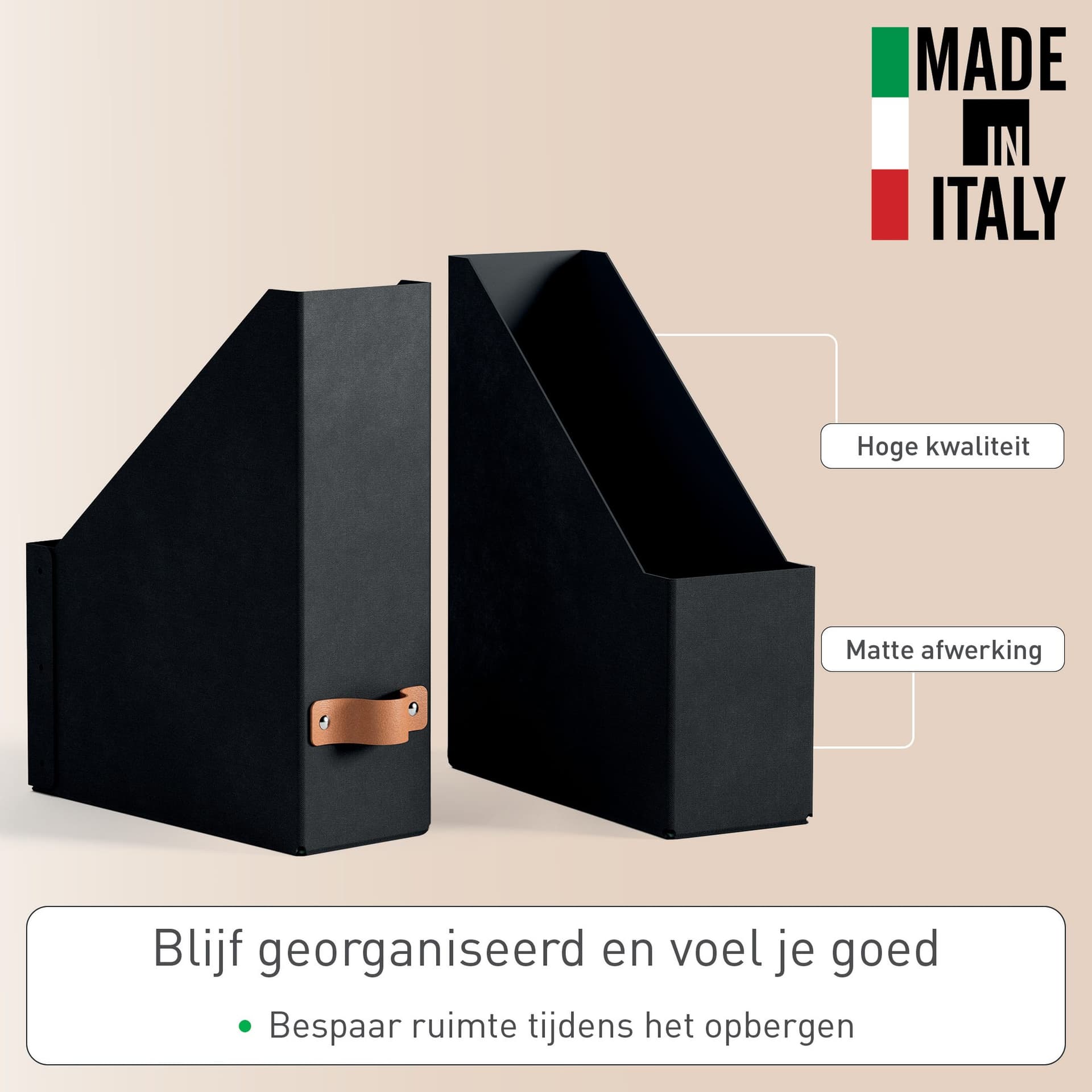 Tijdschriftencassette Leitz Puro set van 2 zwart 2
