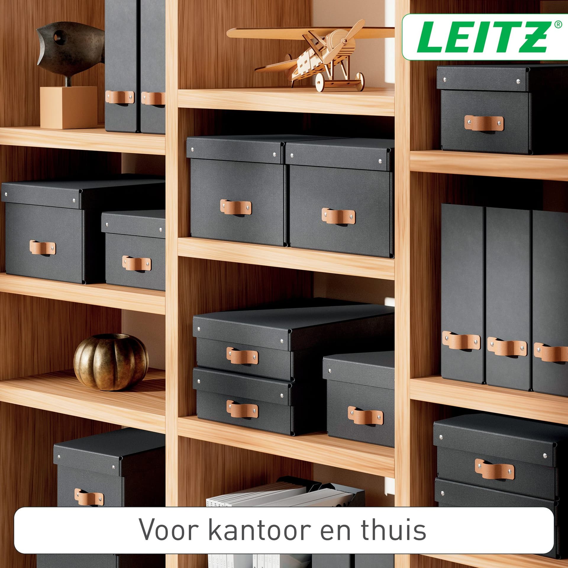 Tijdschriftencassette Leitz Puro set van 2 zwart 6