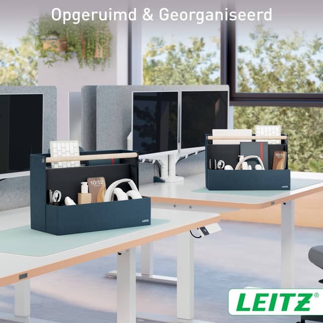 Bureau organizer Leitz draagbaar gestoffeerd donkergrijs 5