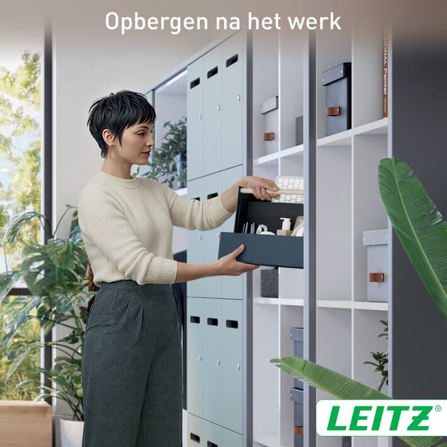 Bureau organizer Leitz draagbaar gestoffeerd donkergrijs 6