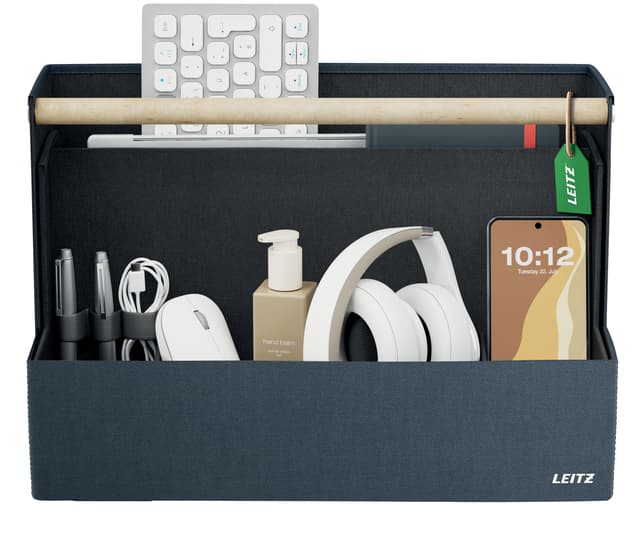 Bureau organizer Leitz draagbaar gestoffeerd donkergrijs 7