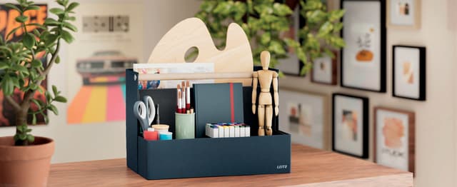 Bureau organizer Leitz draagbaar gestoffeerd donkergrijs 8
