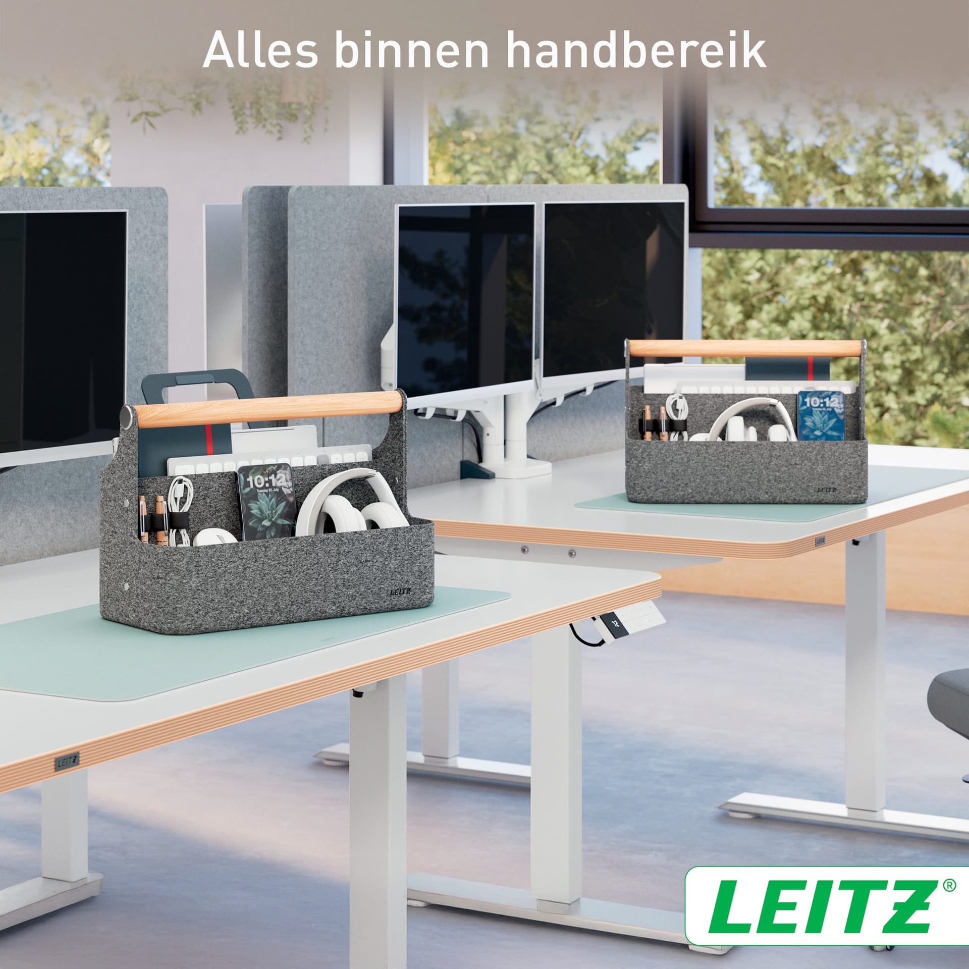 Bureau organizer Leitz draagbaar donkergrijs 7