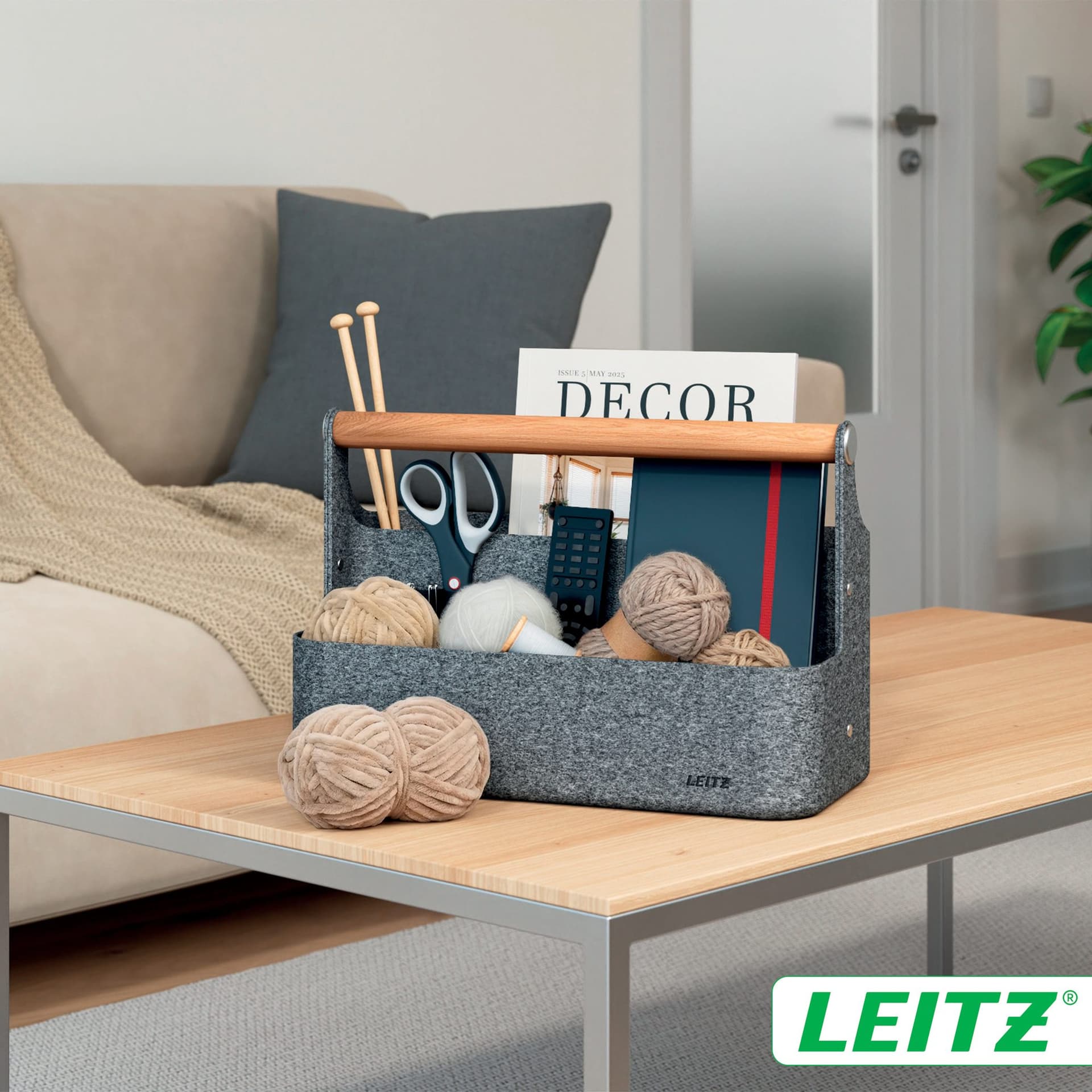 Bureau organizer Leitz draagbaar donkergrijs 8