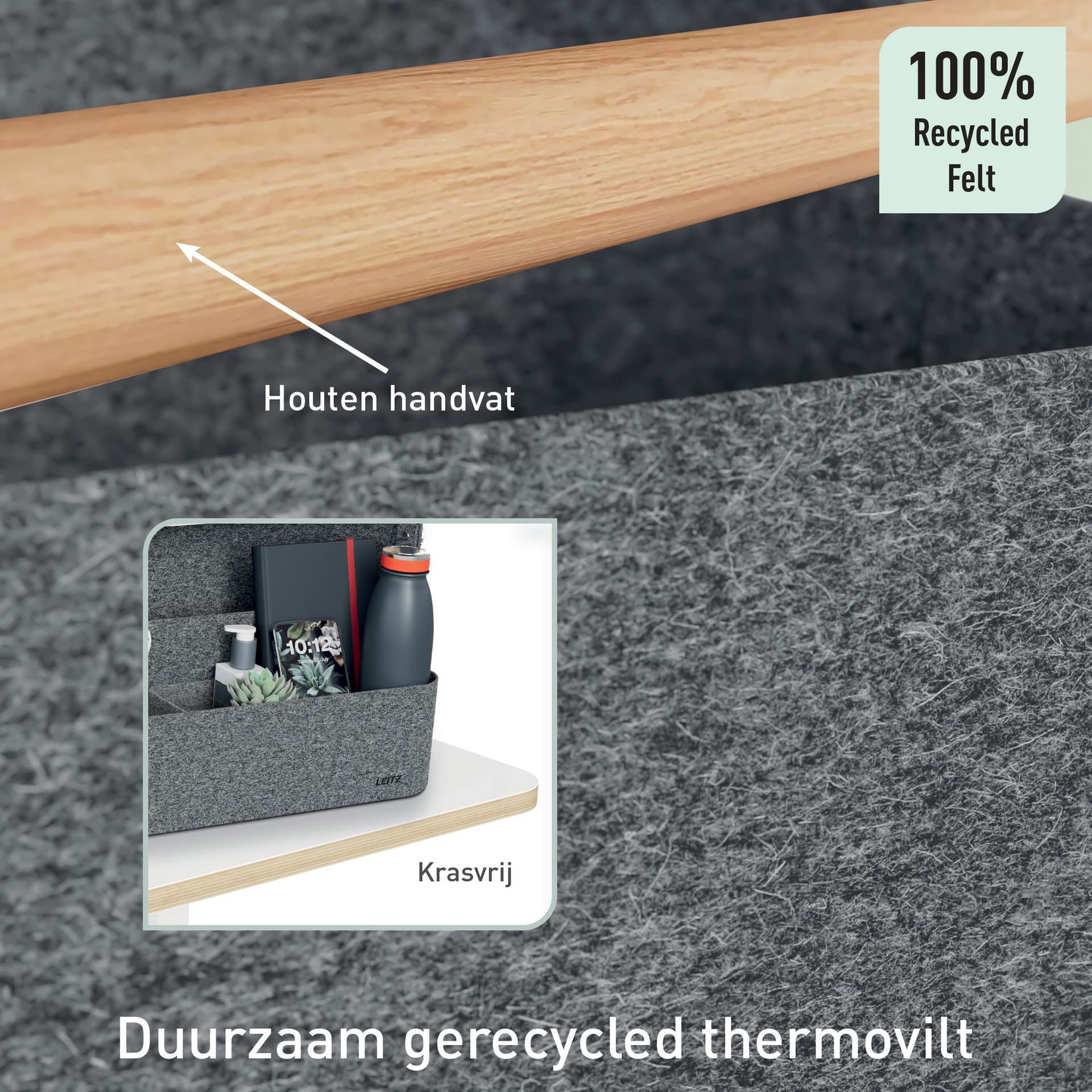 Bureau organizer Leitz draagbaar hangend donkergrijs 3
