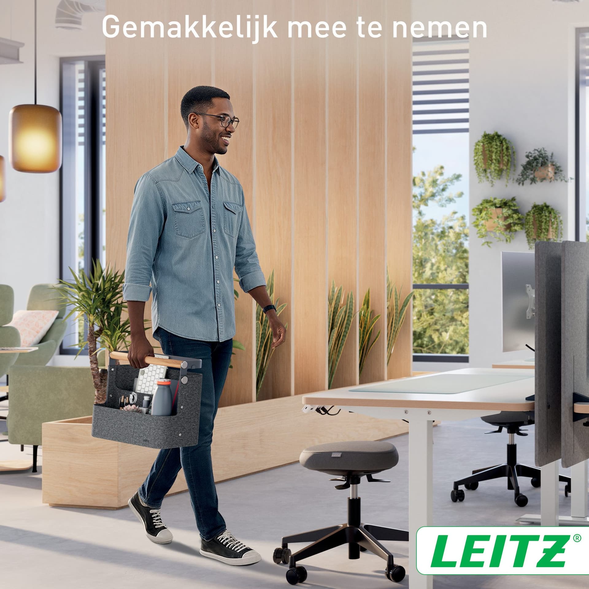 Bureau organizer Leitz draagbaar hangend donkergrijs 6