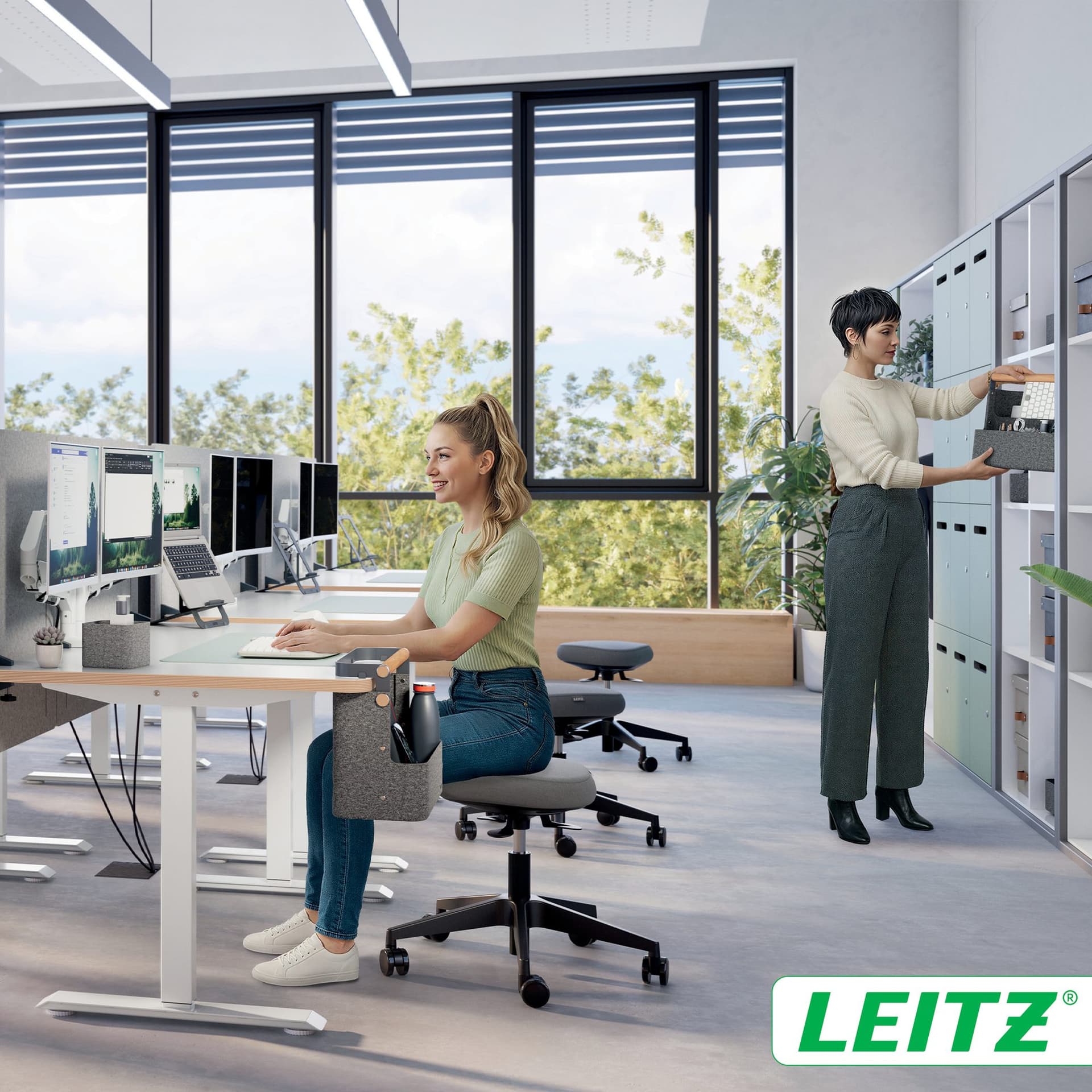 Bureau organizer Leitz draagbaar hangend donkergrijs 7