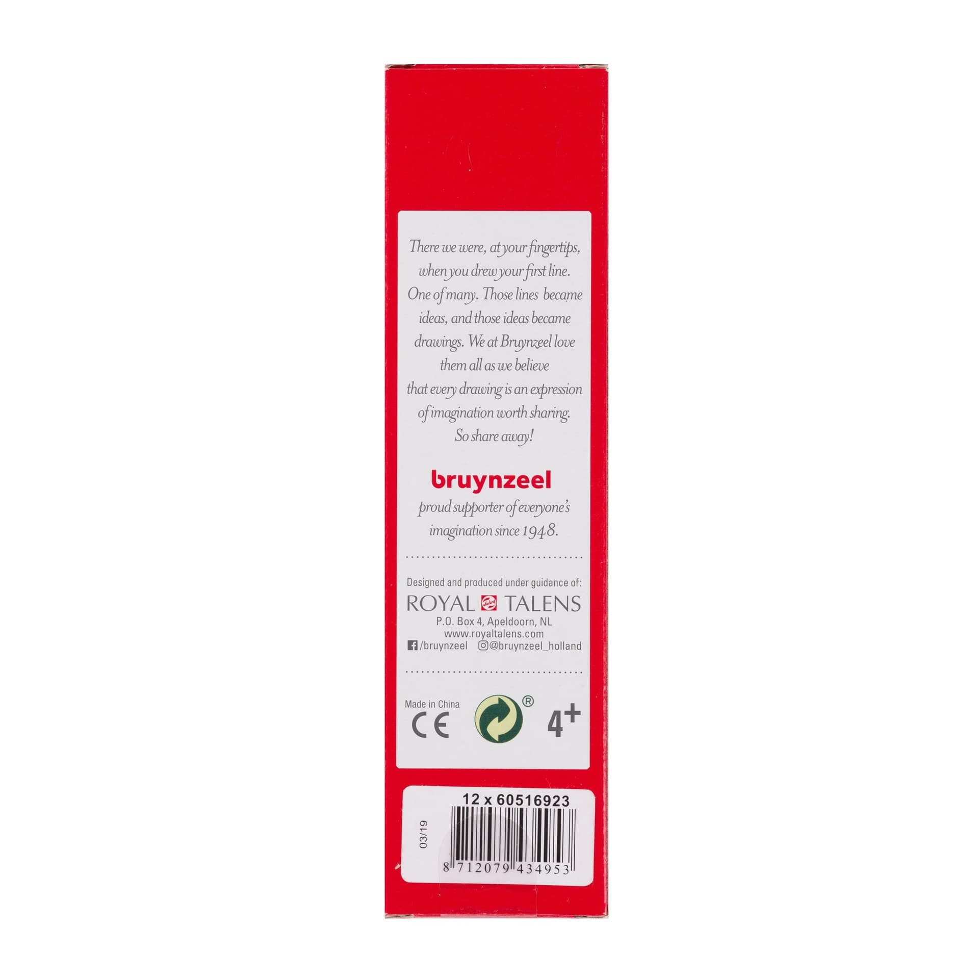 Kleurpotlood Bruynzeel Super 923 oranje 3