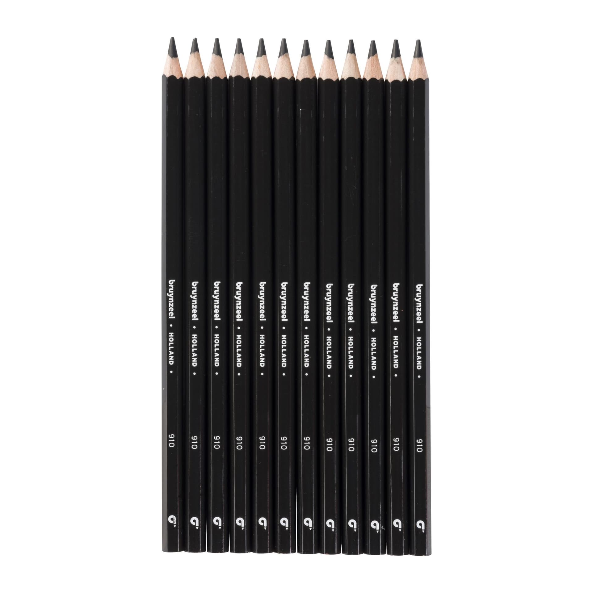 Kleurpotlood Bruynzeel Super 910 zwart 4