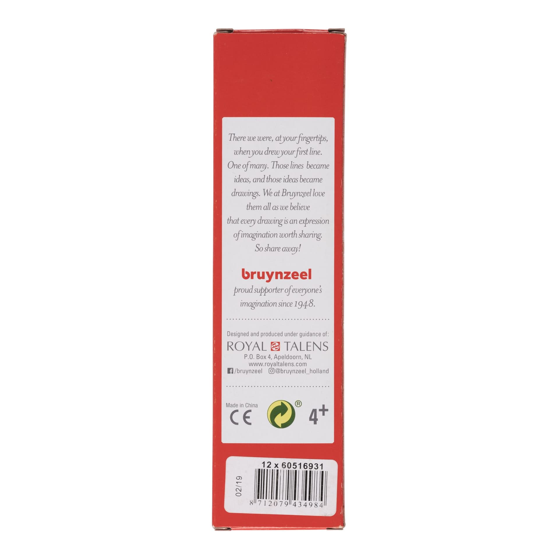 Kleurpotlood Bruynzeel Super 931 vermiljoen 3