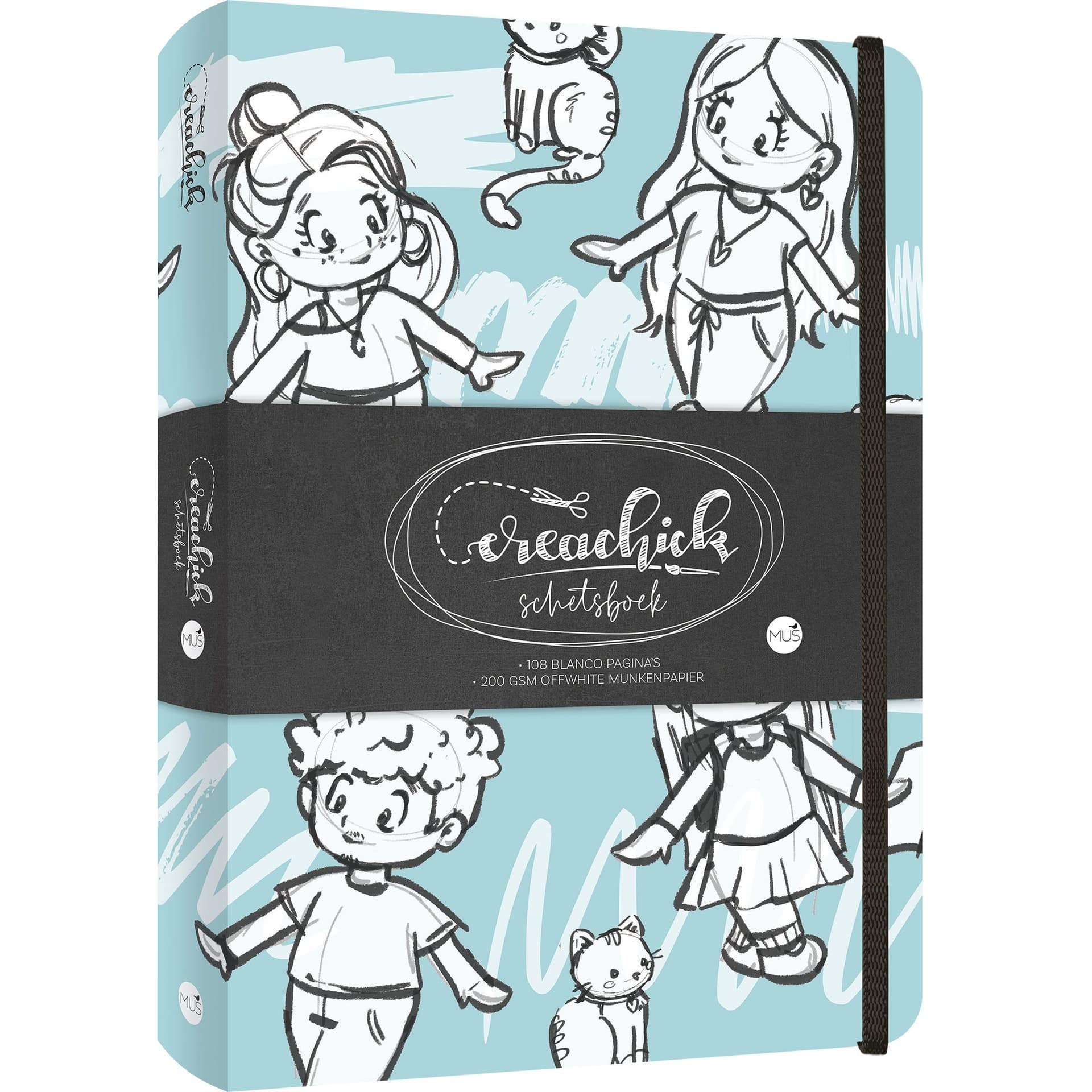 Schetsboek CreaChick Blue
