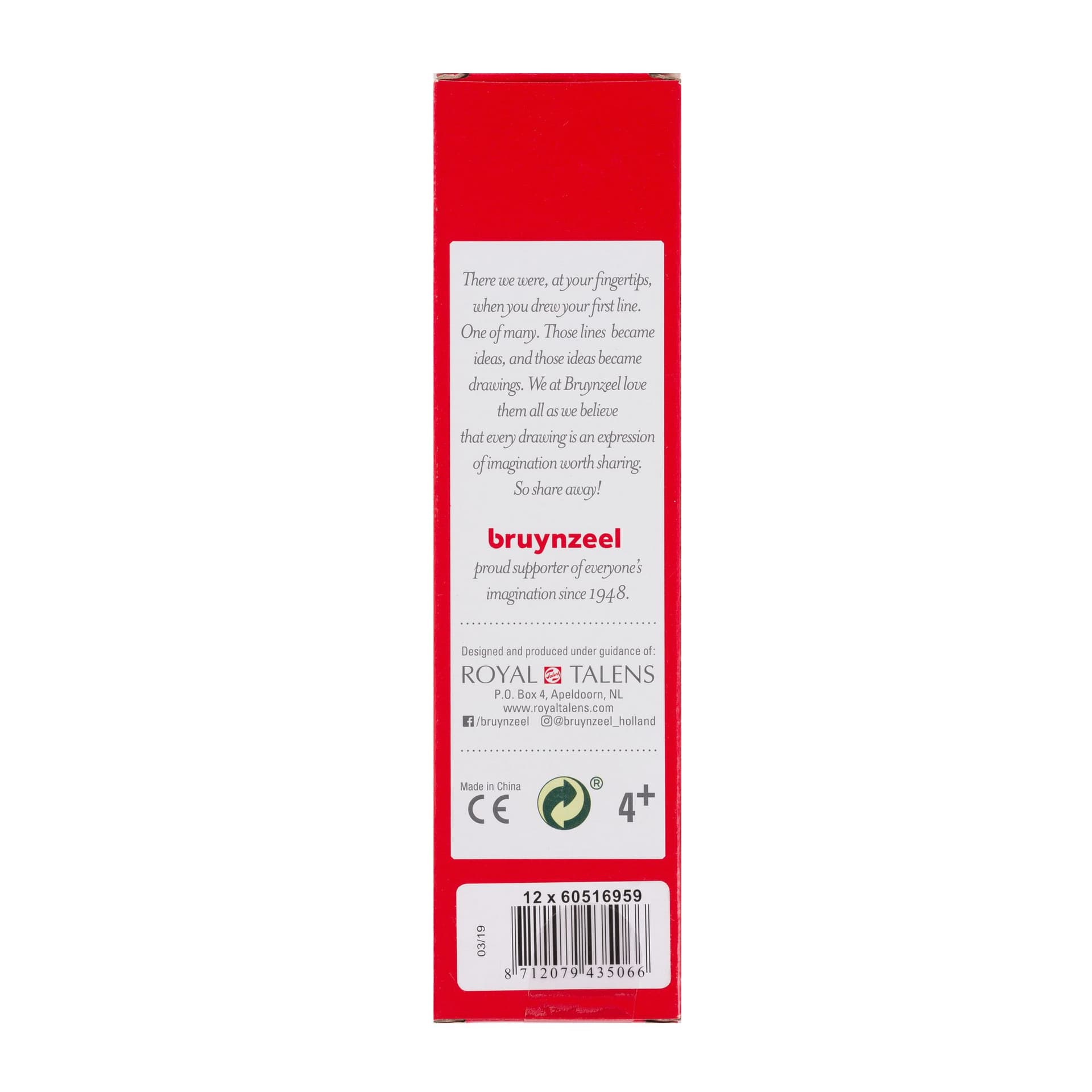 Kleurpotlood Bruynzeel Super 959 roodviolet 3