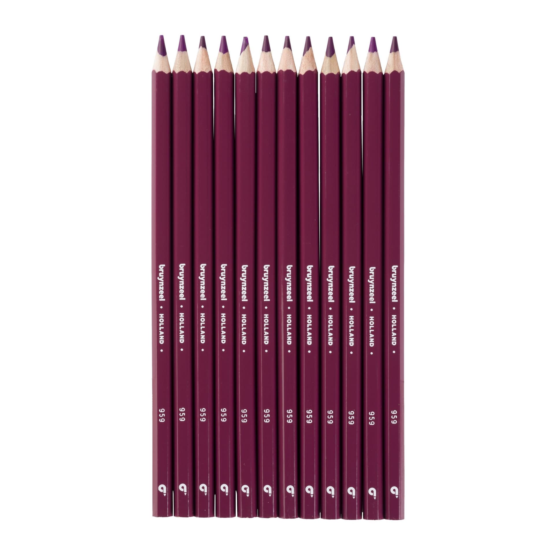 Kleurpotlood Bruynzeel Super 959 roodviolet 4