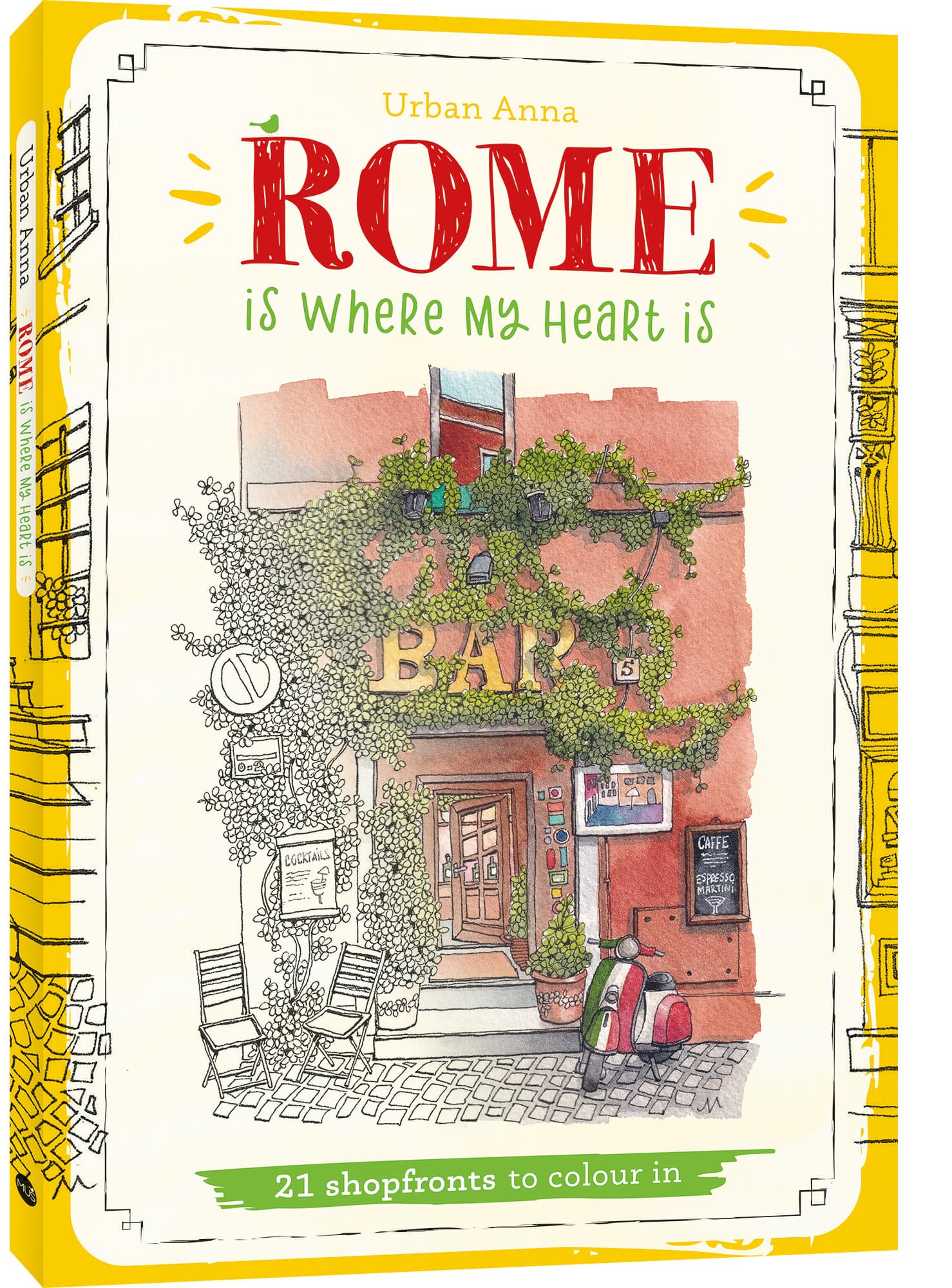 Kleurboek Urban Anna Rome is where my heart is