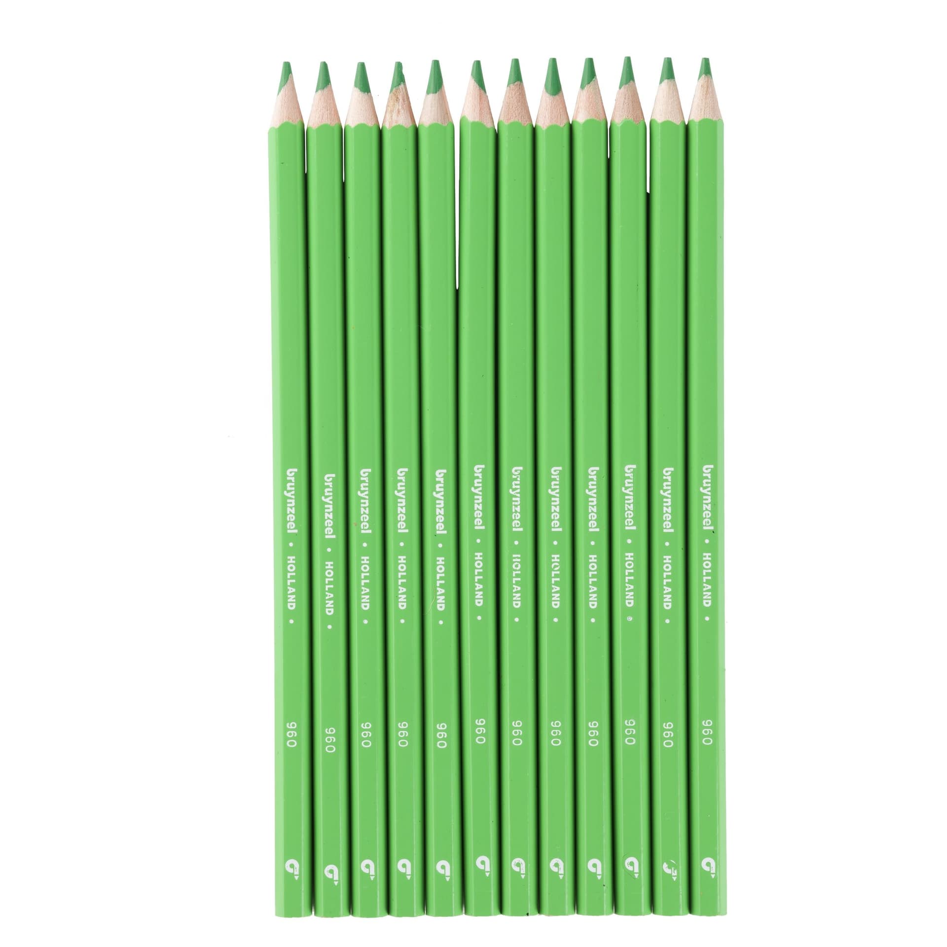 Kleurpotlood Bruynzeel Super 960 lichtgroen 4
