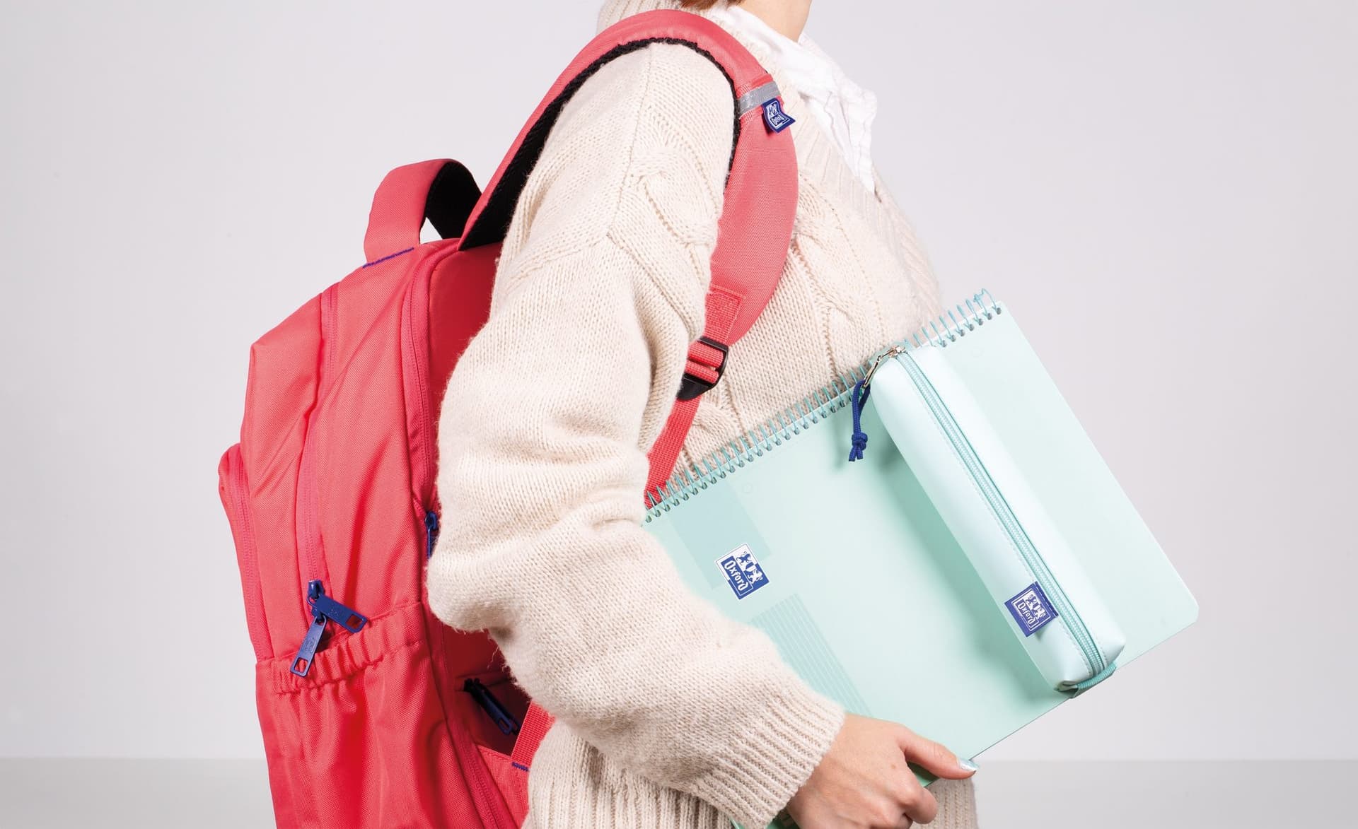 Pennenetui Oxford Live & Go pastel blauw 3