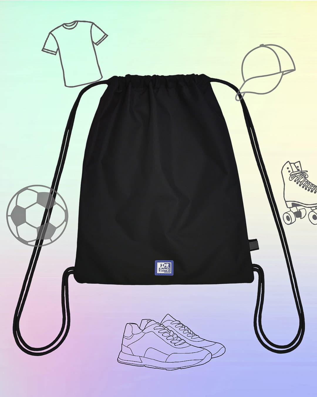Gymtas Oxford B-Cool  20l zwart 3