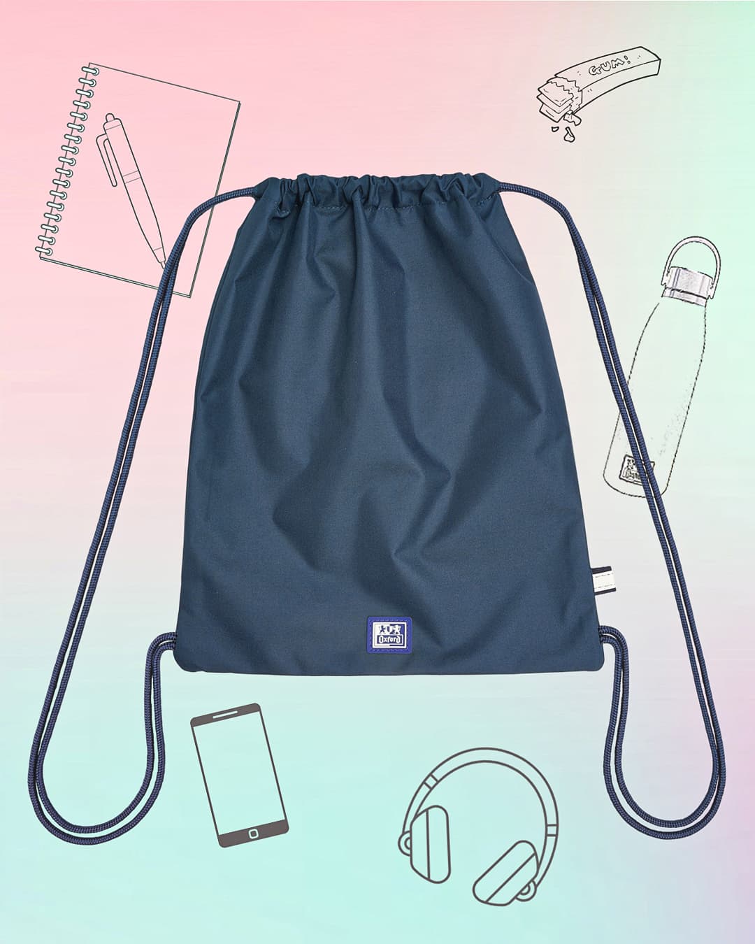 Gymtas Oxford B-Cool 20l navy 3