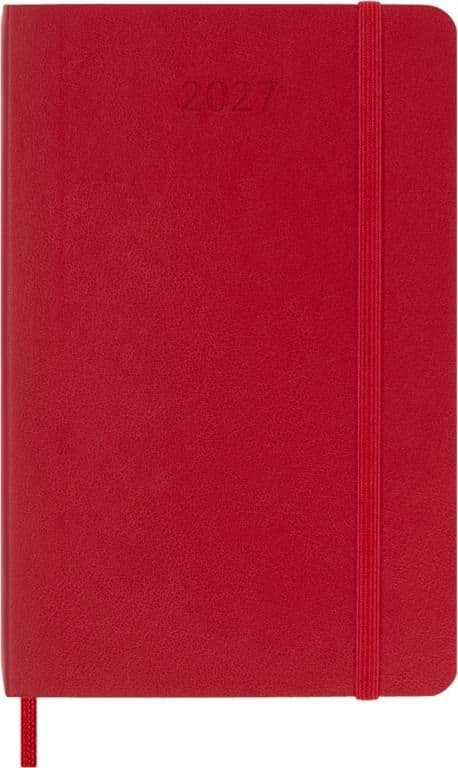 Agenda 2027 Moleskine 12M Planner Weekly 7dagen/1pagina pocket sc scarlet red 2