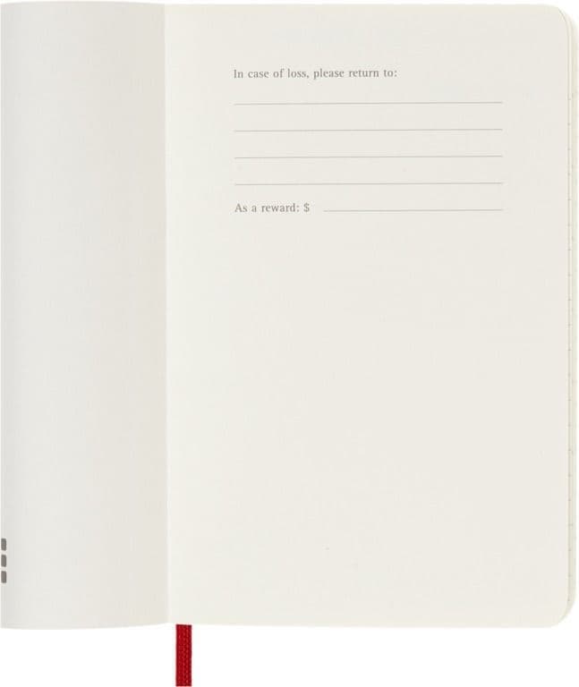 Agenda 2027 Moleskine 12M Planner Weekly 7dagen/1pagina pocket sc scarlet red 5