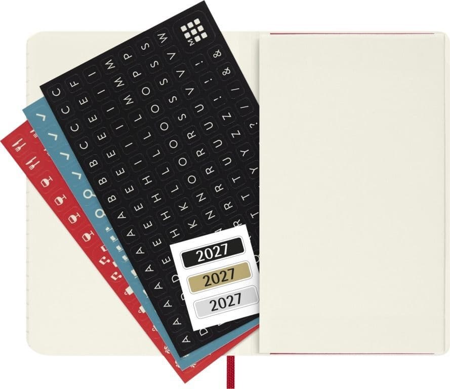 Agenda 2027 Moleskine 12M Planner Weekly 7dagen/1pagina pocket sc scarlet red 6