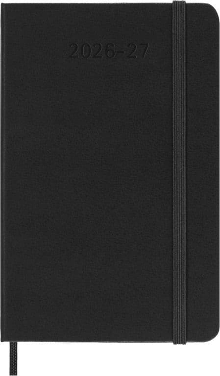 Agenda 2027 Moleskine 18M Planner Weekly 7dagen/1pagina pocket hc black 2