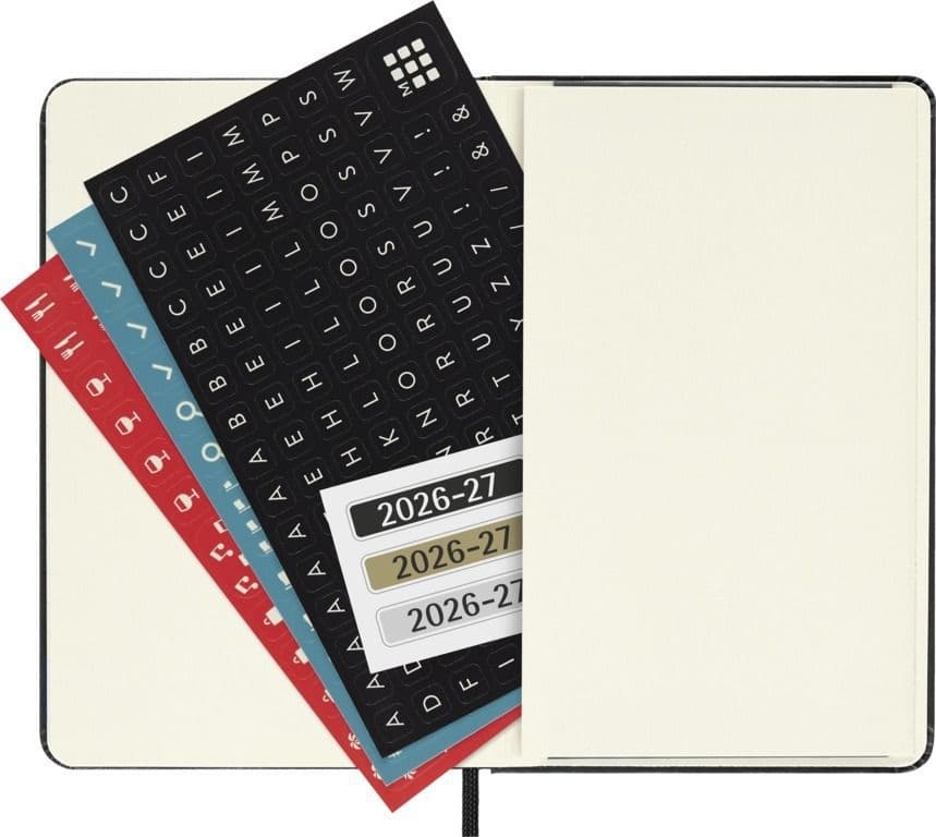 Agenda 2027 Moleskine 18M Planner Weekly 7dagen/1pagina pocket hc black 6