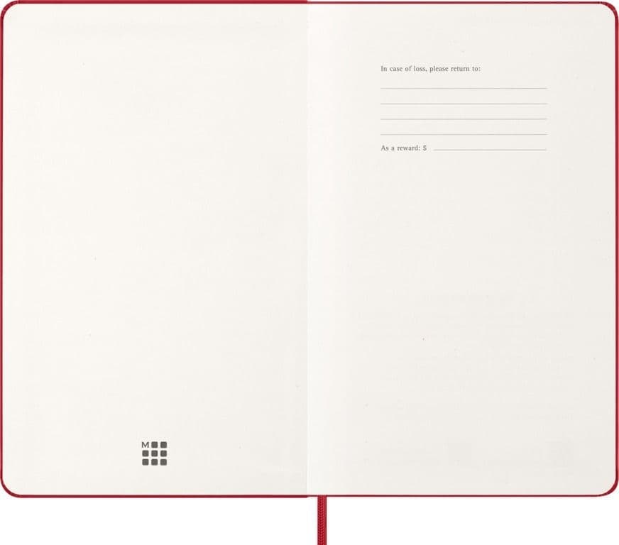 Agenda 2027 Moleskine 12M Planner Weekly 7dagen/1pagina large hc scarlet red 5