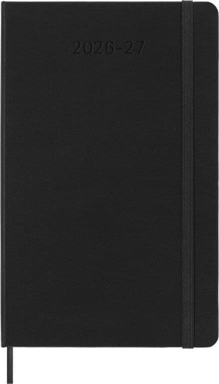 Agenda 2027 Moleskine 18M Planner Weekly 7dagen/1pagina large hc black 2