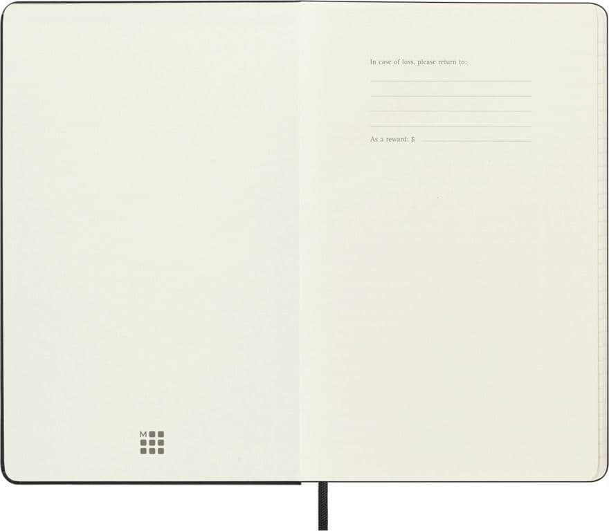 Agenda 2027 Moleskine 18M Planner Weekly 7dagen/1pagina large hc black 5