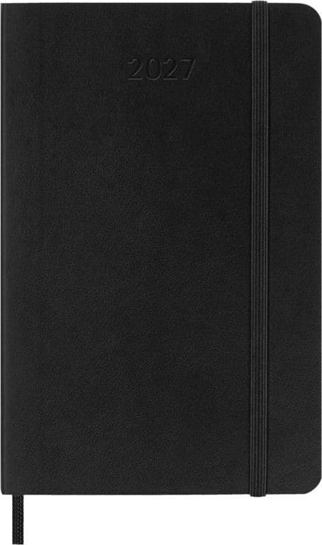 Agenda 2027 Moleskine 12M Planner Weekly 7dagen/1pagina pocket sc black 2