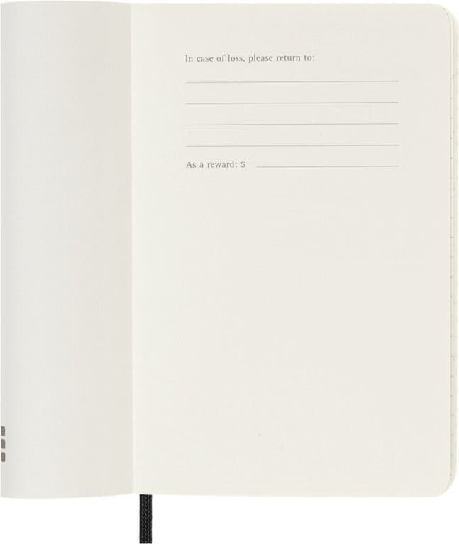 Agenda 2027 Moleskine 12M Planner Weekly 7dagen/1pagina pocket sc black 5