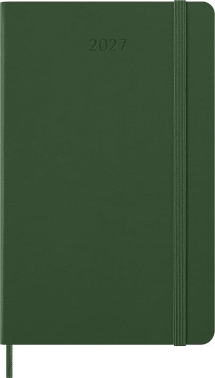 Agenda 2027 Moleskine 12M Planner Weekly 7dagen/1pagina large hc myrtle green 2
