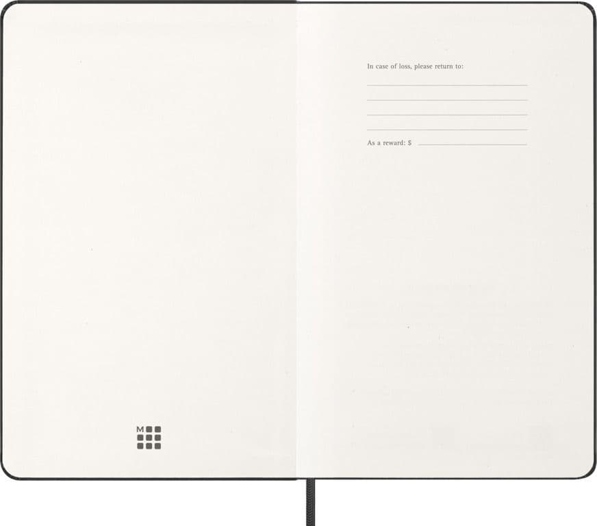 Agenda 2027 Moleskine 12M Planner Weekly 7dagen/2pagina's large hc black 5
