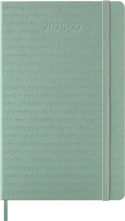 Agenda 2027 Moleskine 18M Planner Weekly 7dagen/1pagina large hc sage green 2