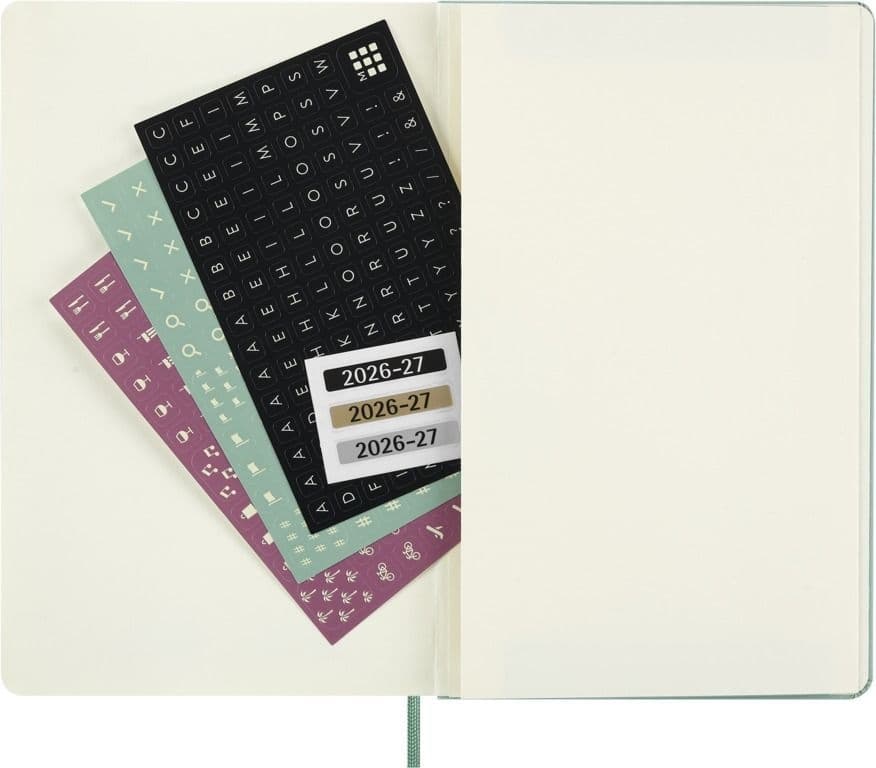 Agenda 2027 Moleskine 18M Planner Weekly 7dagen/1pagina large hc sage green 6