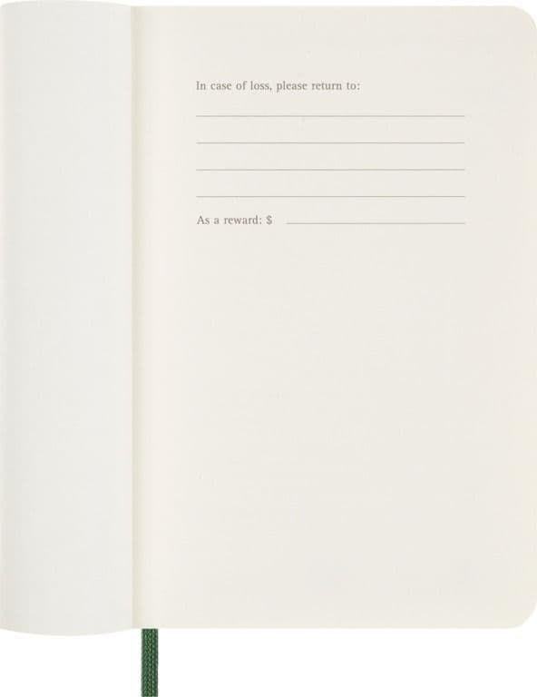 Agenda 2027 Moleskine 12M Planner Weekly 7dagen/1pagina pocket sc myrtle green 5
