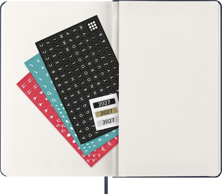 Agenda 2027 Moleskine 12M Planner Weekly 7dagen/1pagina large hc sapphire blue 6