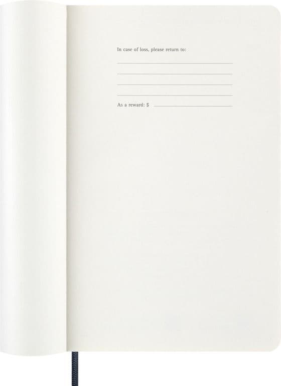 Agenda 2027 Moleskine 12M Planner Weekly 7dagen/1pagina large sc sapphire blue 5