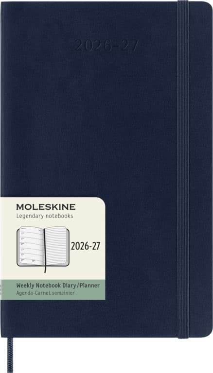 Agenda 2027 Moleskine 18M Planner Weekly 7dagen/1pagina large sc sapphire blue