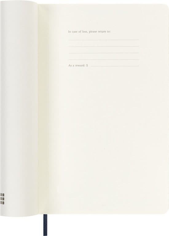 Agenda 2027 Moleskine 18M Planner Weekly 7dagen/1pagina large sc sapphire blue 5