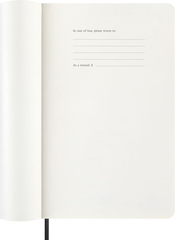 Agenda 2027 Moleskine 12M Planner Weekly 7dagen/1pagina large sc black 5